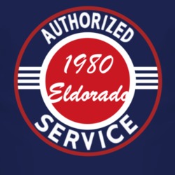Authorized Service 1980 Cadillac Eldorado Dark T Shirt