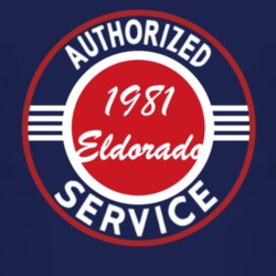Authorized Service 1981 Cadillac Eldorado Dark T Shirt