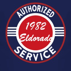 Authorized Service 1982 Cadillac Eldorado Dark T Shirt