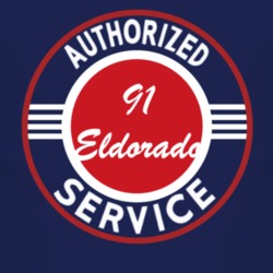 Authorized Service 1991 Cadillac Eldorado Dark T Shirt