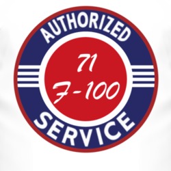 Authorized Service 1971 F-100 T Shirt