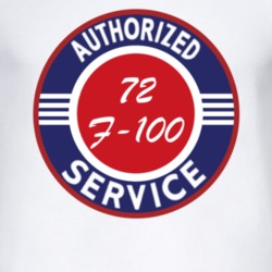 Authorized Service 1972 F-100 T Shirt