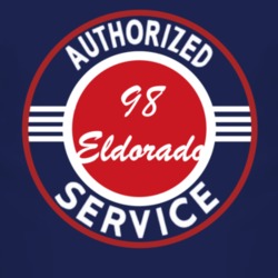 Authorized Service 1998 Cadillac Eldorado Dark T Shirt