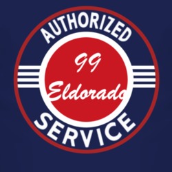 Authorized Service 1999 Cadillac Eldorado Dark T Shirt