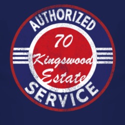 Authorized Service 1970 Chevy Kingswood Estate Distressed Look Dark T 