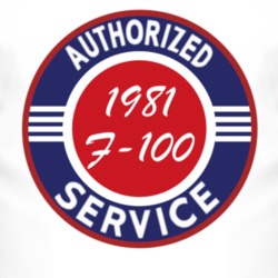 Authorized Service 1981 F-100 T Shirt