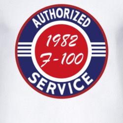 Authorized Service 1982 F-100 T Shirt