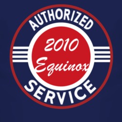 Authorized Service 2010 Chevy Equinox Dark T Shirt