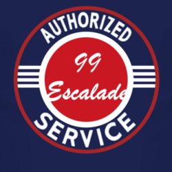 Authorized Service 1999 Cadillac Escalade Dark T Shirt
