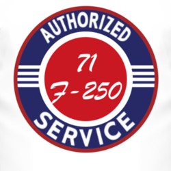 Authorized Service 1971 F-250 T Shirt