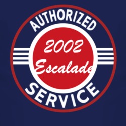 Authorized Service 2002 Cadillac Escalade Dark T Shirt