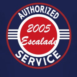 Authorized Service 2005 Cadillac Escalade Dark T Shirt
