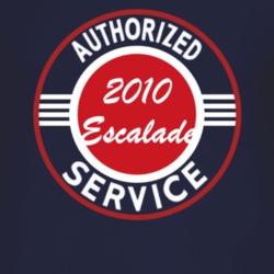 Authorized Service 2010 Cadillac Escalade Dark T Shirt