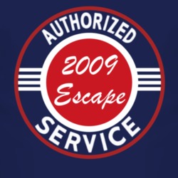 Authorized Service 2009 Escape Dark T Shirt