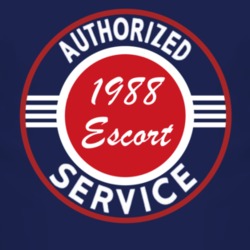 Authorized Service 1988 Escort Dark T Shirt