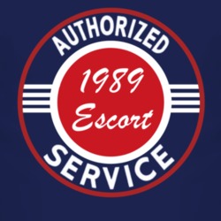Authorized Service 1989 Escort Dark T Shirt