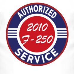 Authorized Service 2010 F-250 T Shirt