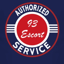 Authorized Service 1993 Escort Dark T Shirt