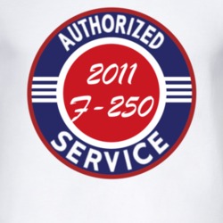 Authorized Service 2011 F-250 T Shirt