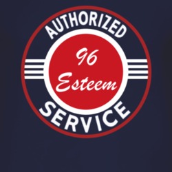 Authorized Service 1996 Chevy Esteem Dark T Shirt