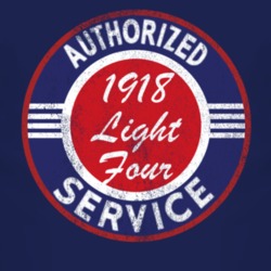 Authorized Service 1918 Studebaker Light Four Distressed Look Dark T S