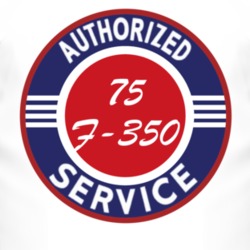 Authorized Service 1975 F-350 T Shirt