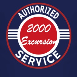 Authorized Service 2000 Excursion Dark T Shirt