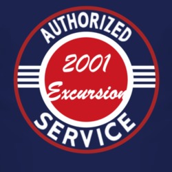 Authorized Service 2001 Excursion Dark T Shirt