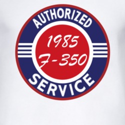 Authorized Service 1985 F-350 T Shirt
