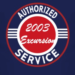 Authorized Service 2003 Excursion Dark T Shirt