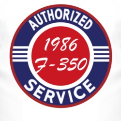 Authorized Service 1986 F-350 T Shirt