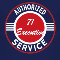 Authorized Service 1971 Executive Dark T Shirt