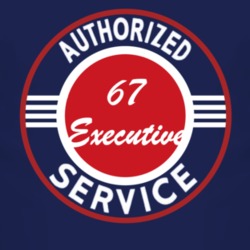 Authorized Service 1967 Pontiac Executive Dark T Shirt