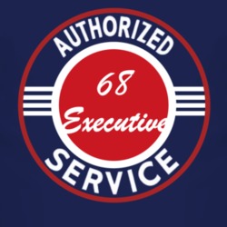 Authorized Service 1968 Pontiac Executive Dark T Shirt
