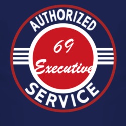 Authorized Service 1969 Pontiac Executive Dark T Shirt