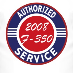 Authorized Service 2008 F-350 T Shirt