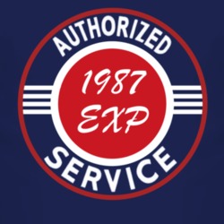Authorized Service 1987 EXP Dark T Shirt