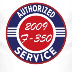Authorized Service 2009 F-350 T Shirt