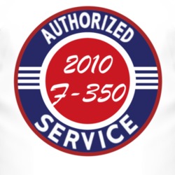 Authorized Service 2010 F-350 T Shirt