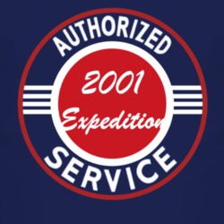 Authorized Service 2001 Expedition Dark T Shirt