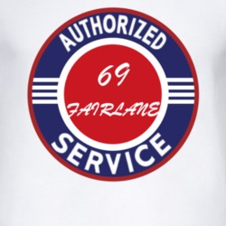 Authorized Service 1969  FAIRLANE T Shirt
