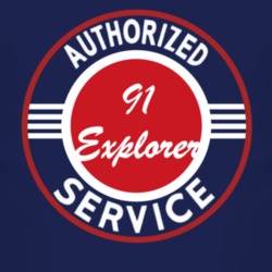 Authorized Service 1991 Explorer Dark T Shirt