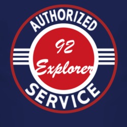 Authorized Service 1992 Explorer Dark T Shirt