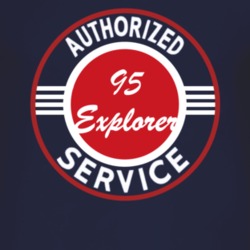 Authorized Service 1995 Explorer Dark T Shirt