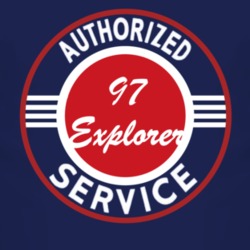 Authorized Service 1997 Explorer Dark T Shirt