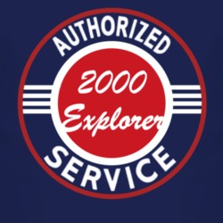 Authorized Service 2000 Explorer Dark T Shirt