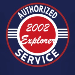 Authorized Service 2002 Explorer Dark T Shirt