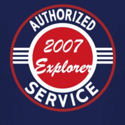 Authorized Service 2007 Explorer Dark T Shirt