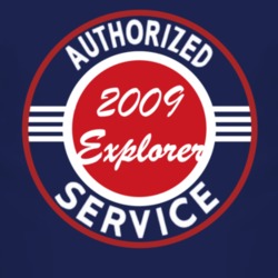 Authorized Service 2009 Explorer Dark T Shirt