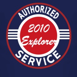 Authorized Service 2010 Explorer Dark T Shirt